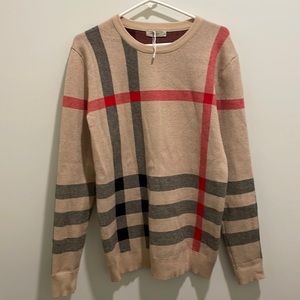 New Burberry Men Sweater